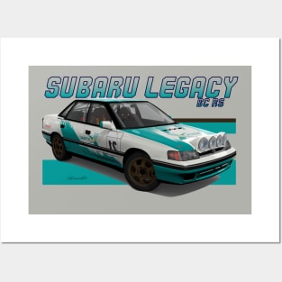 Subaru Legacy BC RS Posters and Art